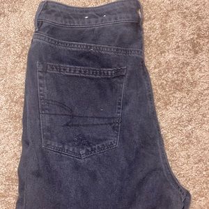 Black American Eagle Jeans - mom jeans